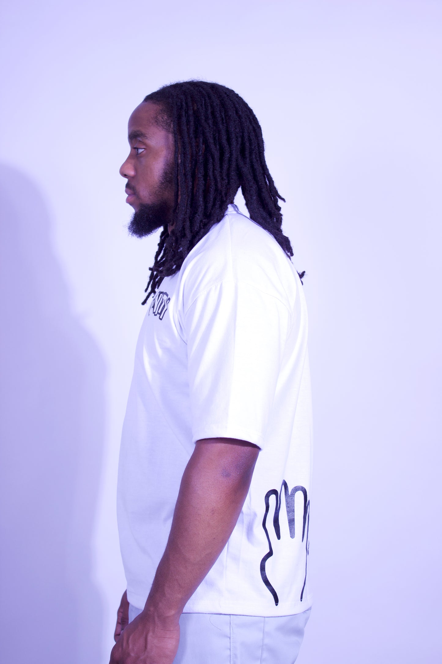 White 4eva Oversize T-Shirt