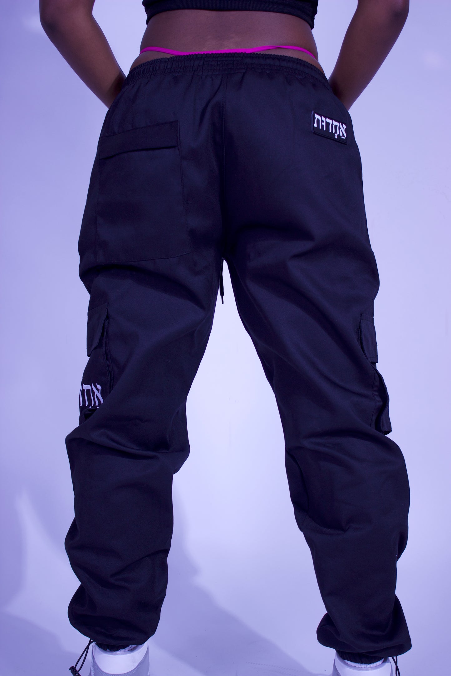 Black Cargo Trouser