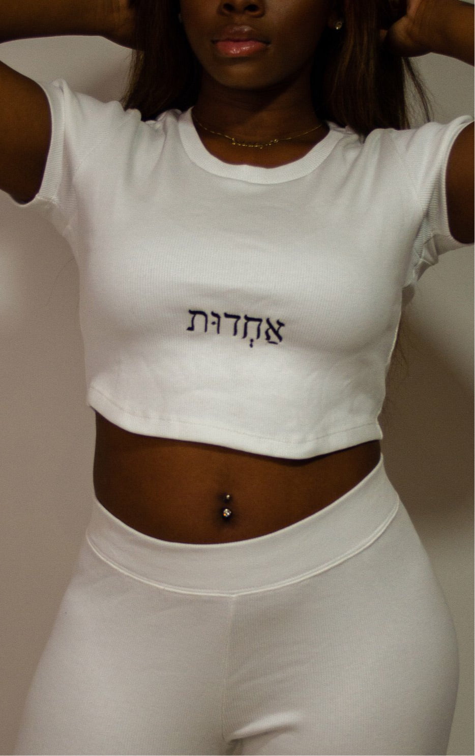 White Crop Top