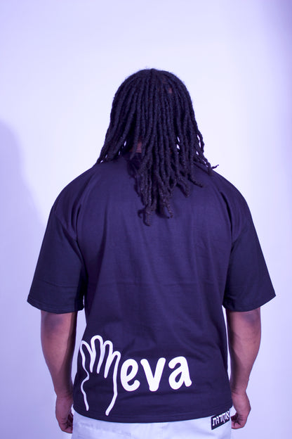 Black 4eva Oversize T-Shirt