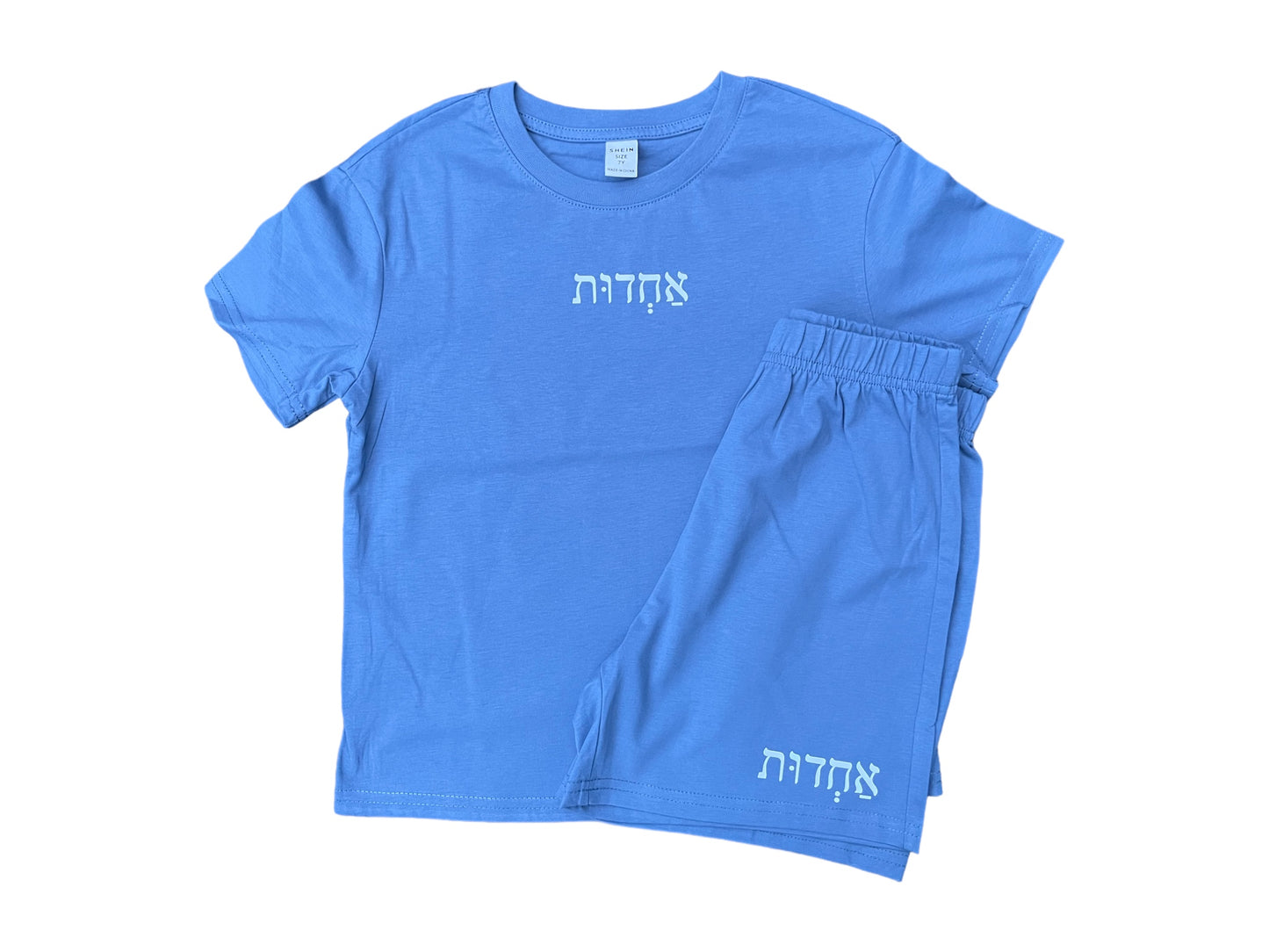 Blue Boys Short Set 7y