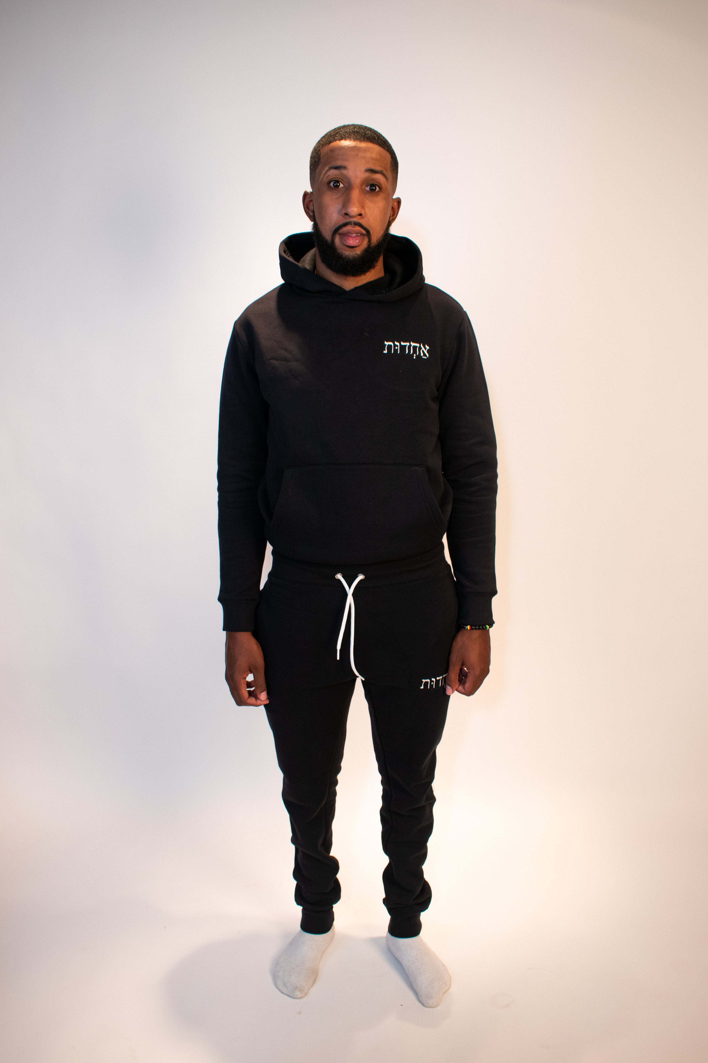 Black Essential Tracksuit - Hoodie – Unity Clothing LDN